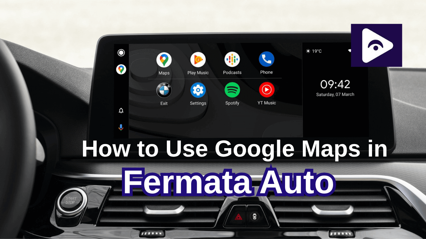 How to Use Google Maps in Fermata Auto: Find Places Near Me Easily