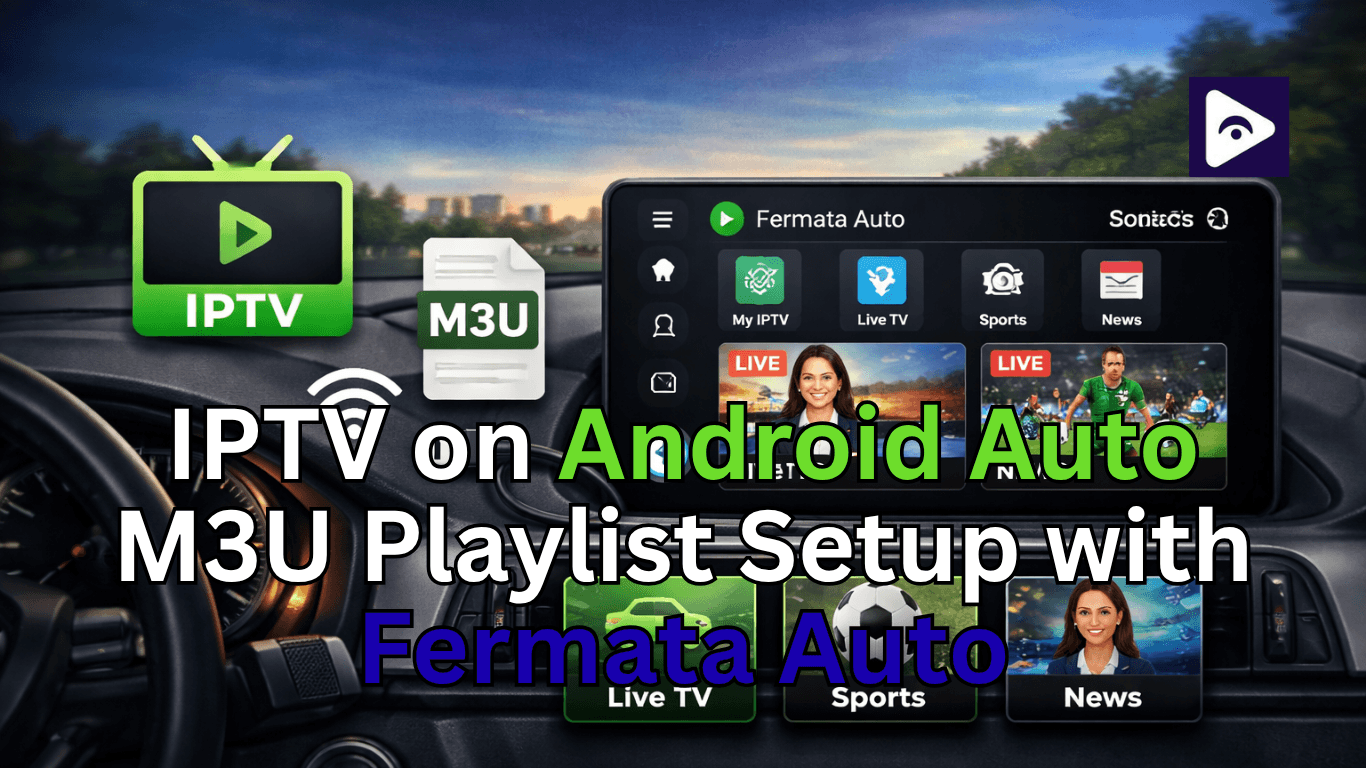 How to Set Up IPTV on Android Auto Using an M3U Playlist with Fermata Auto?