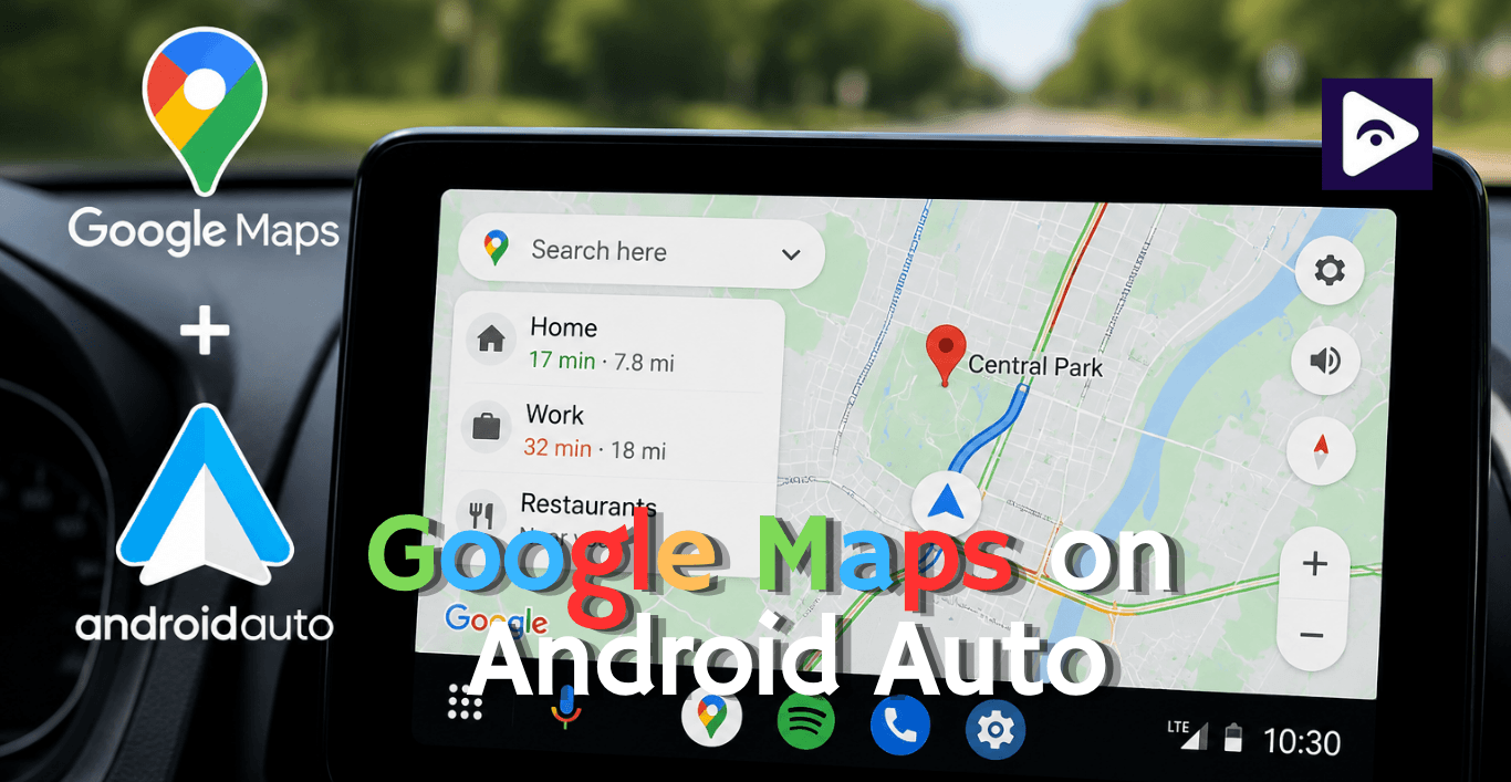 How to Use Google Maps on Android Auto [Fermata Auto]